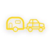 Remorque et semi-remorque pour transport vélo/matériels